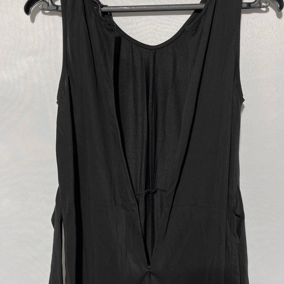 New Area Stars Sleeveless Belted Waist Jogger Jumpsuit Cisco Black Size XS - Picture 12 of 16